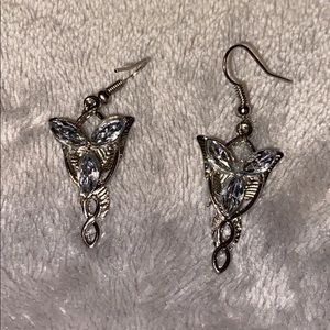 Silver earrings